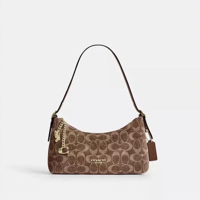 Teri Mini Crossbody Bag In Signature Canvas · Brown