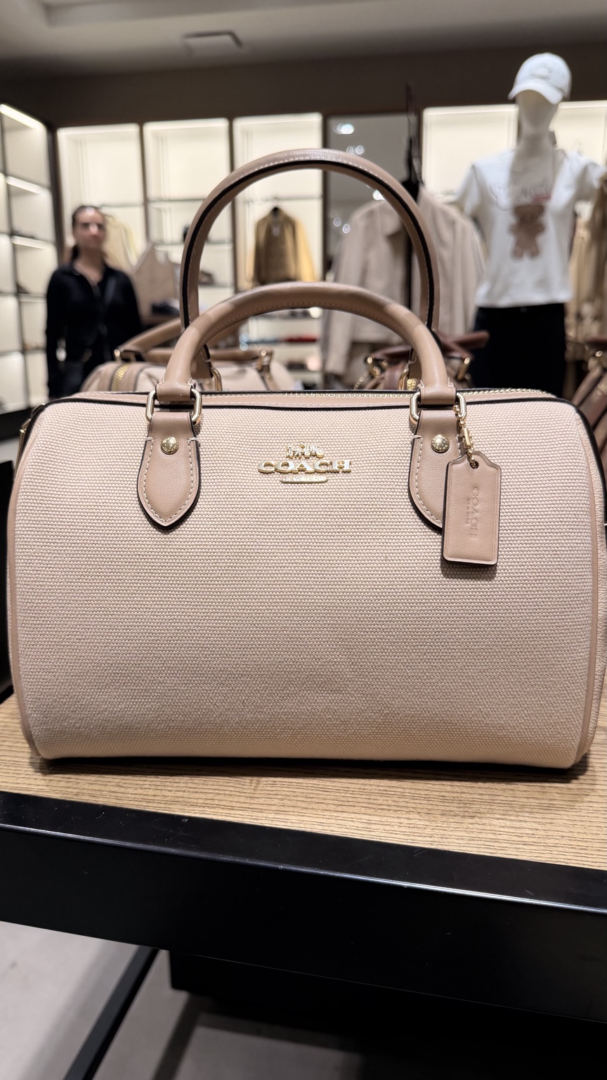 Rowan Satchel Bag · Champagne