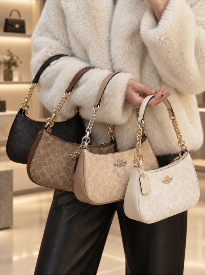 Mini Bags on Model Shoulder Bag