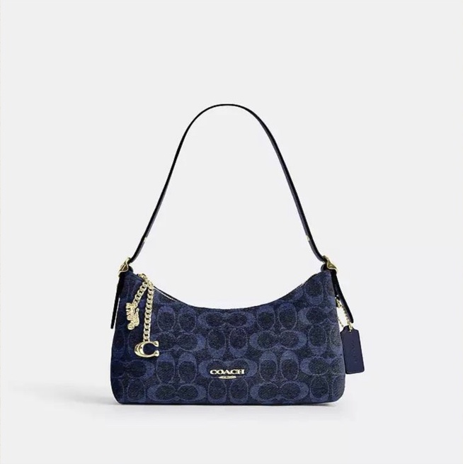 Teri Mini Crossbody Bag In Signature Canvas · Navy
