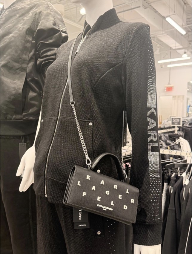 Kosette Crossbody Bag With Pins · Black