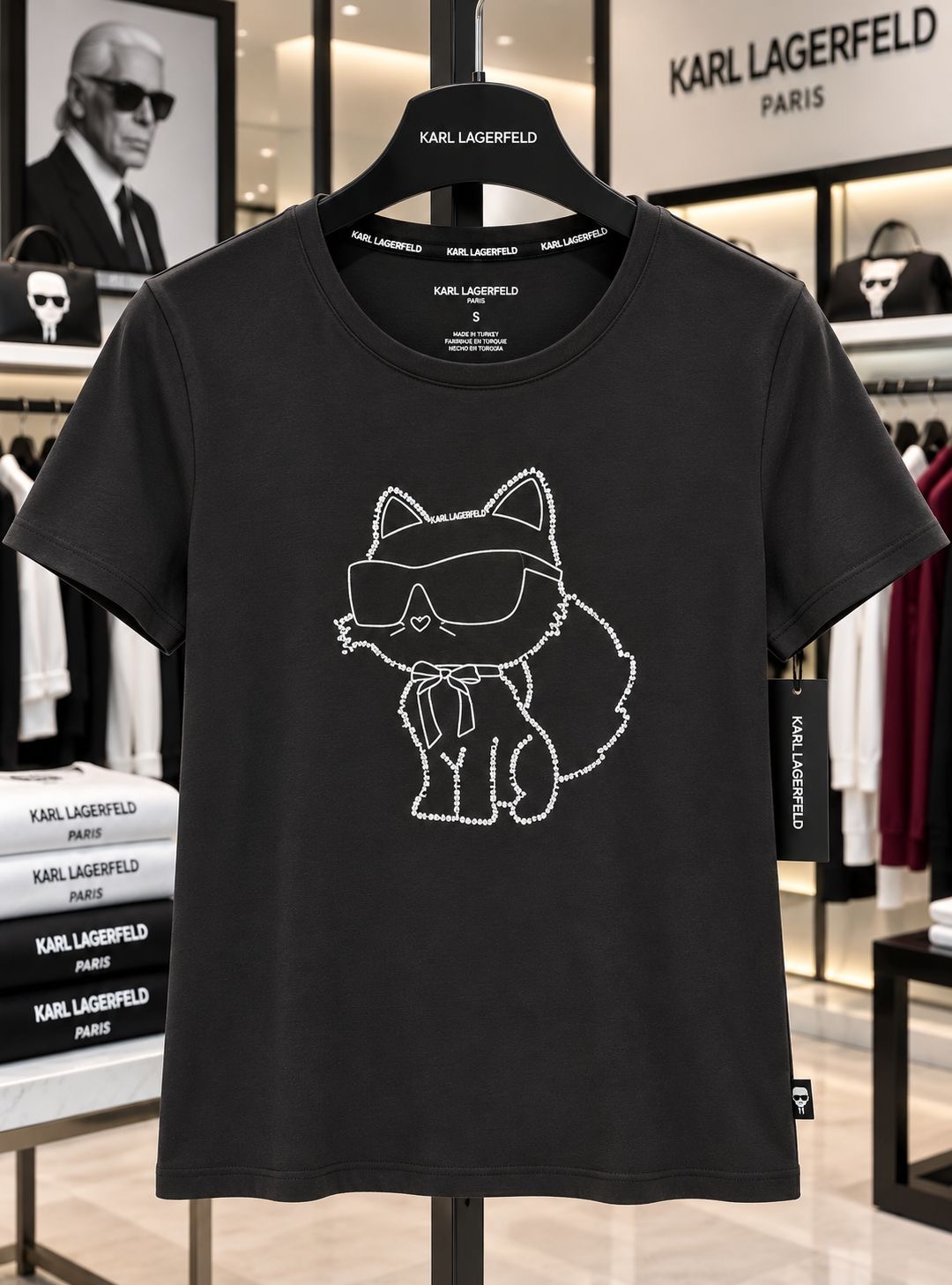 Choupette Logo Outline Tee