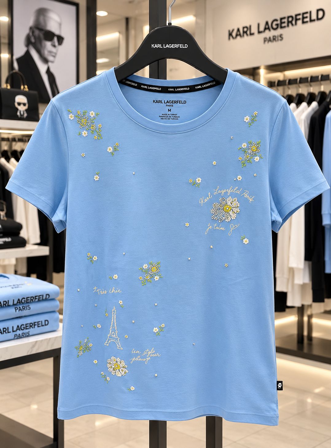 Cotton Jersey Floral Whimsy Tee