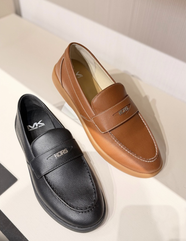 Black and Tan Loafers