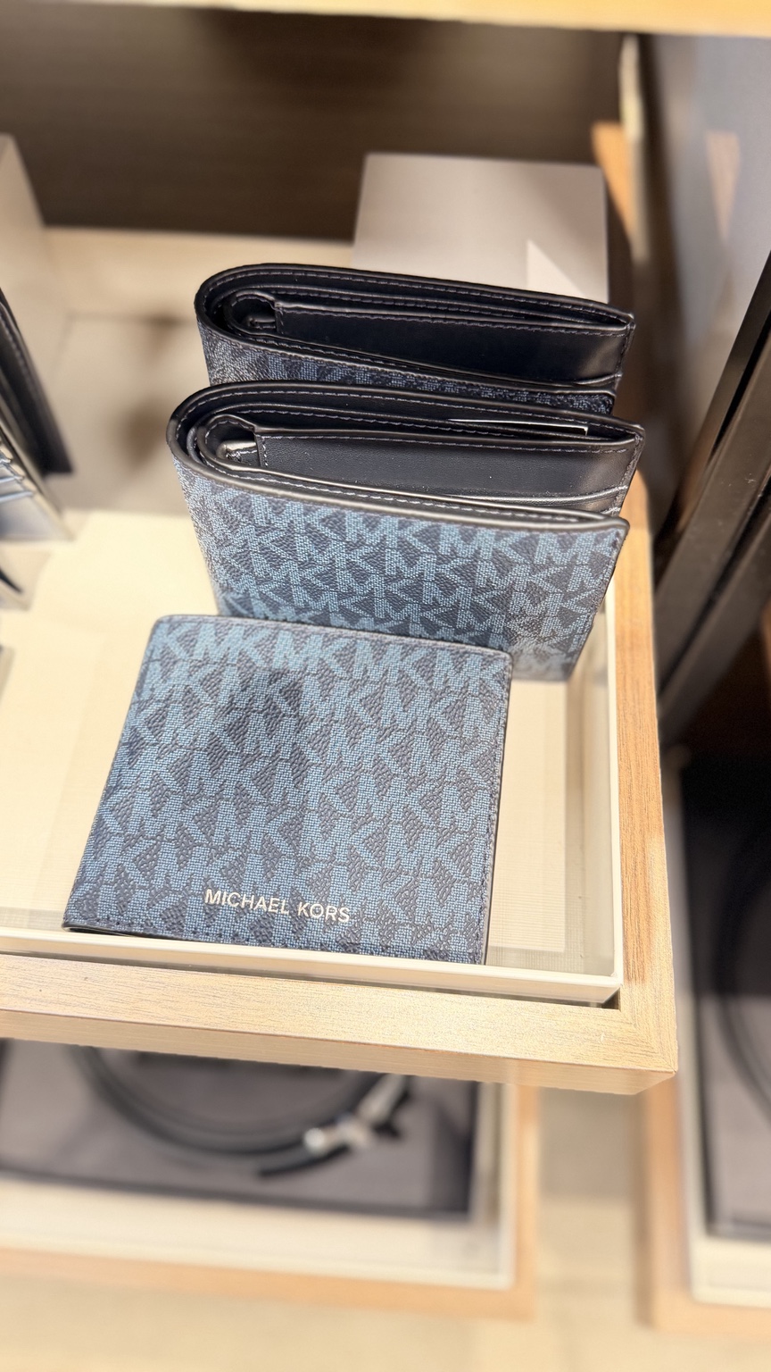 Blue Signature Bifold Wallet