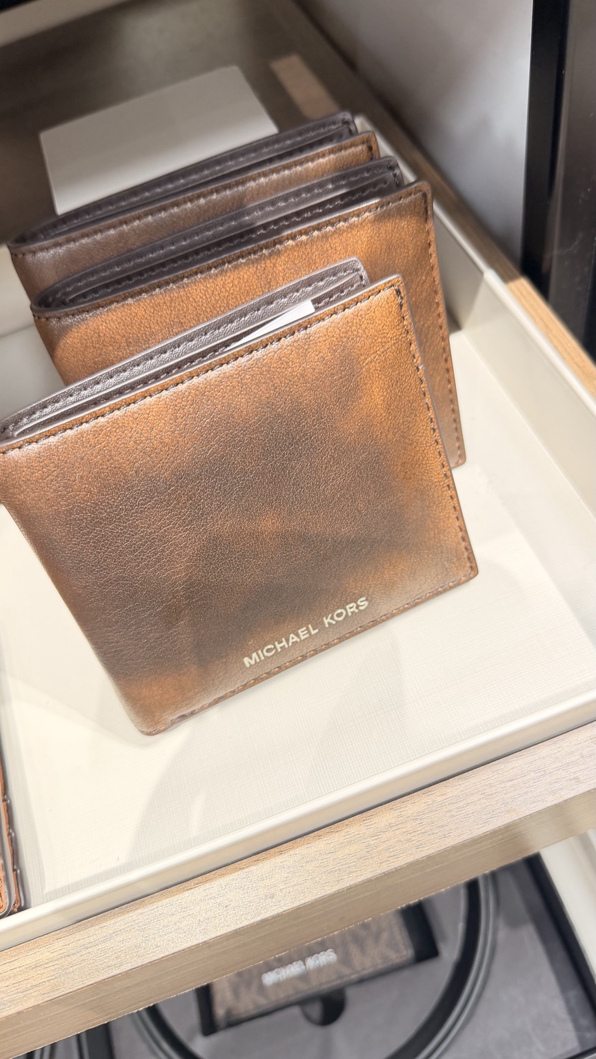 Cognac Smooth Bifold Wallet