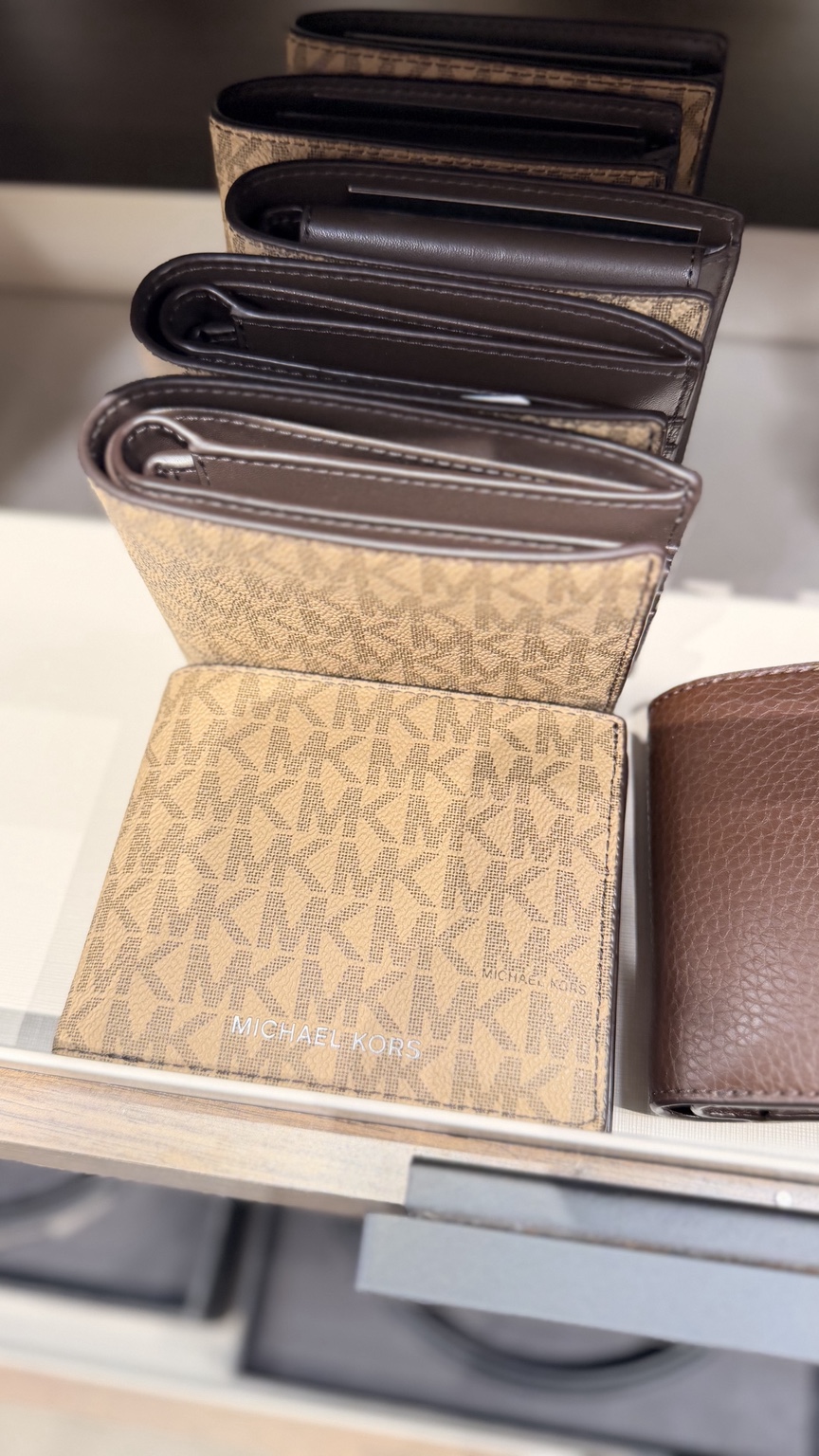 Tan Signature Bifold Wallet
