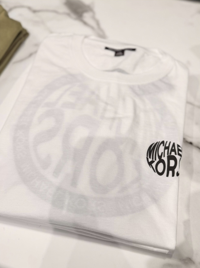 White Circular Logo T-Shirt