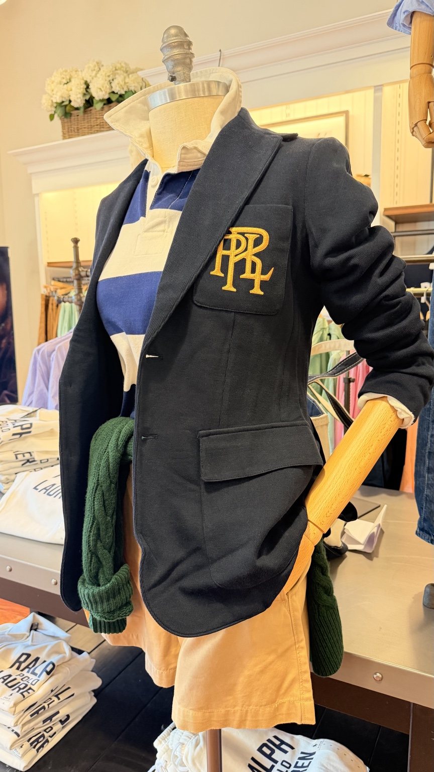 Navy Polo blazer