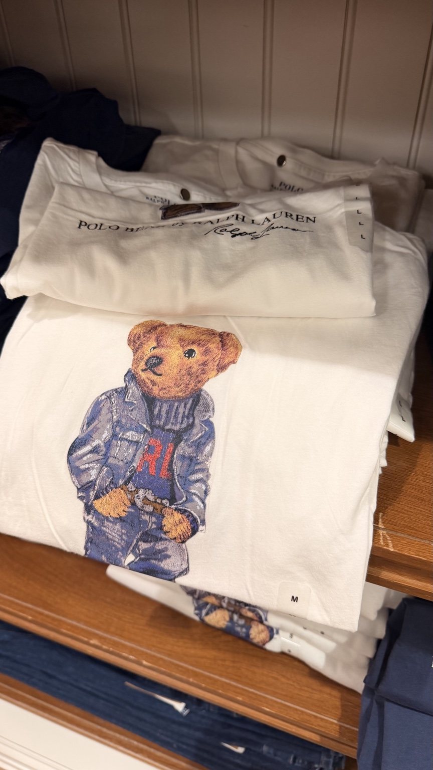 White Polo Bear T-shirt