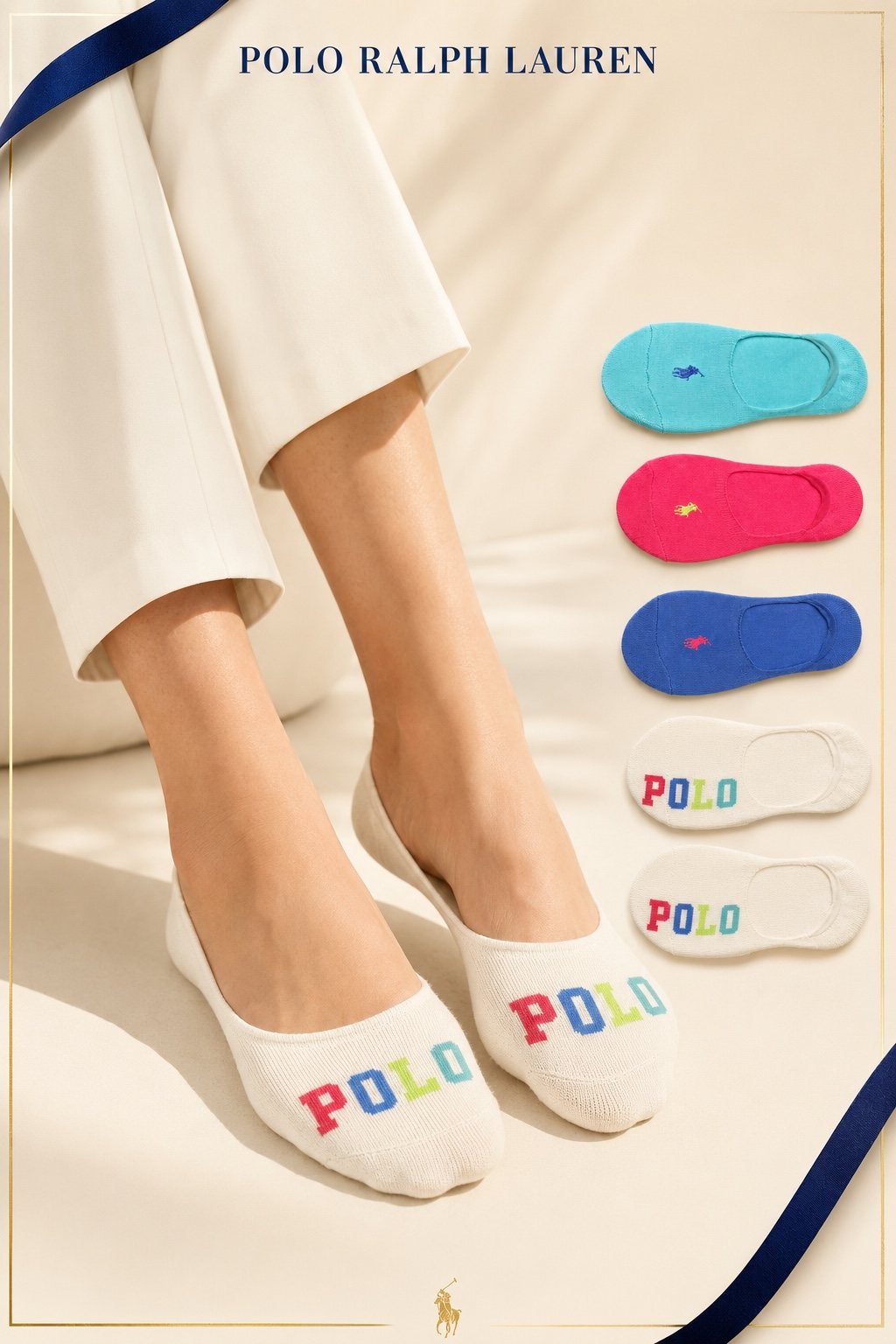 Polo socks · pack of six pairs
