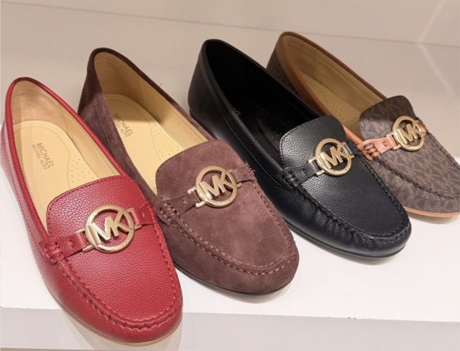 MK ballet flats in four colours