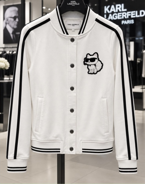 Bomber Jacket With Choupette Patch
