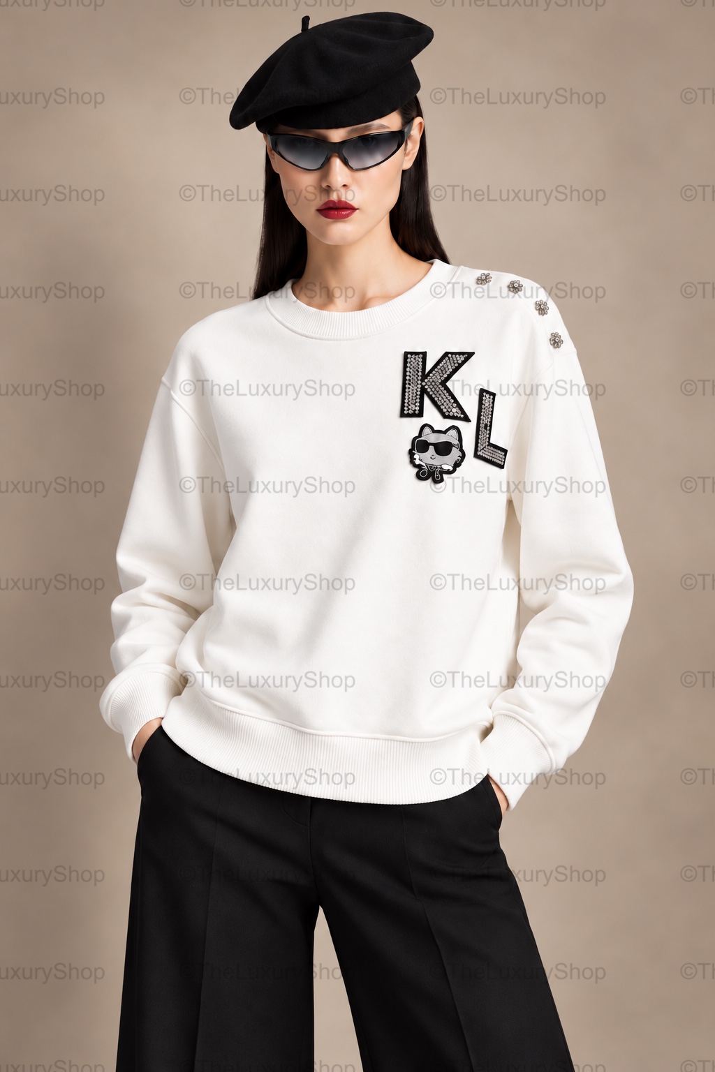 KL Choupette Patch Sweatshirt