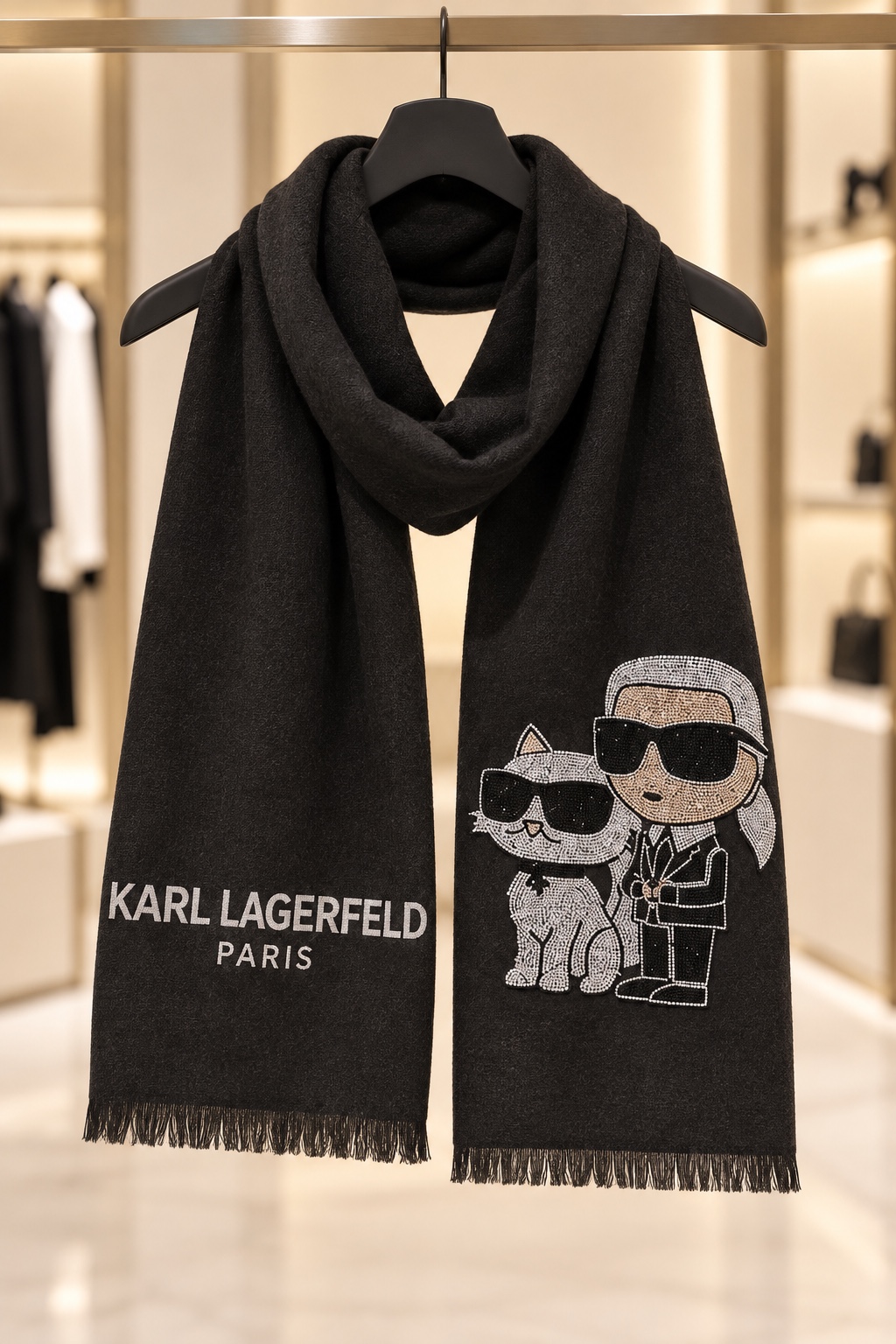 Karl Et Choupette Blanket Scarf